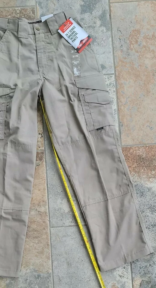 Tru-Spec Khaki Cargo Pants Men's Size 28x30 Model 1060042 Polyester Blend NWT - Image 3 of 4