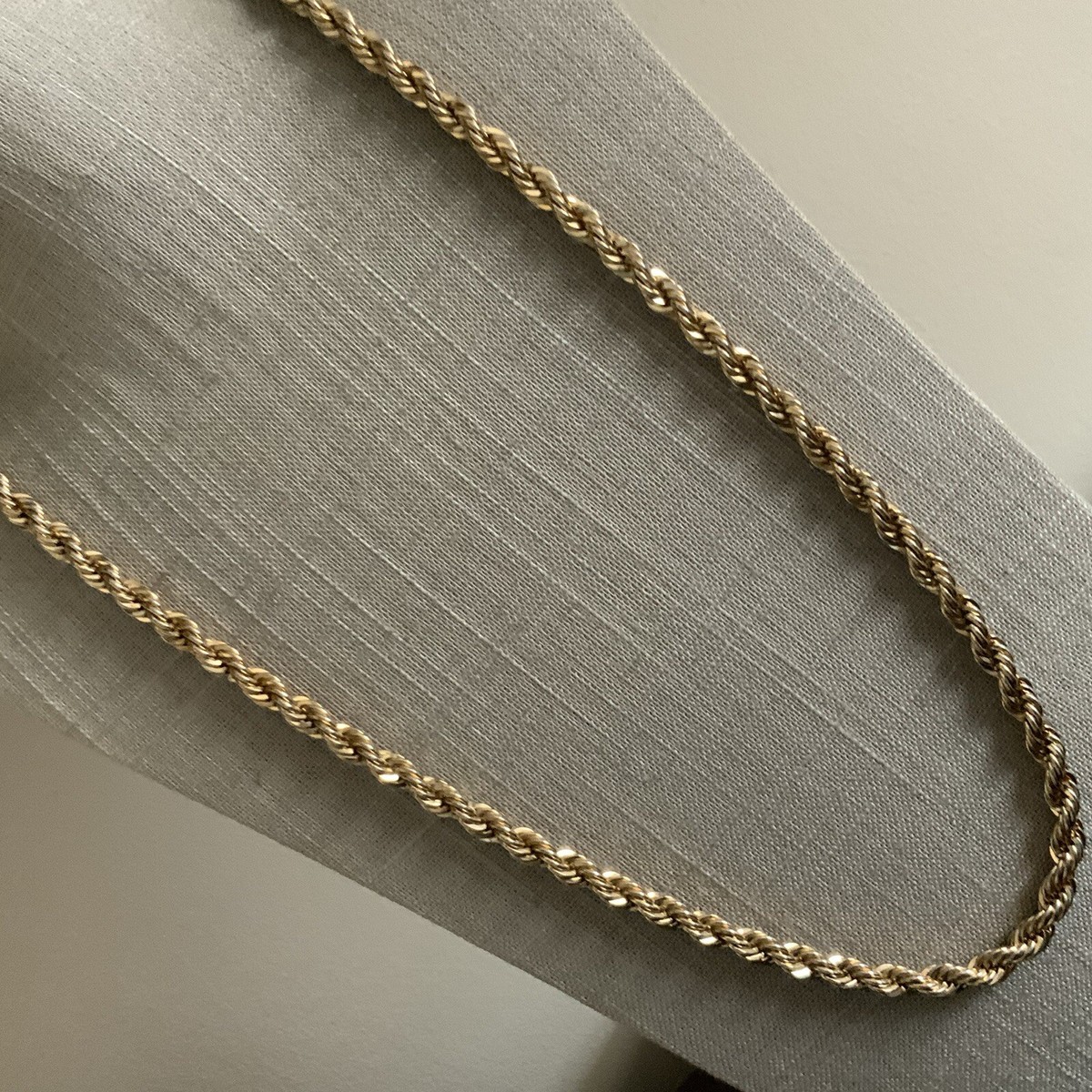 ト*ヤ様 VINTAGE CHAIN 90s Vintage 90s chunky 14k gold plated rope chain necklace | eBay