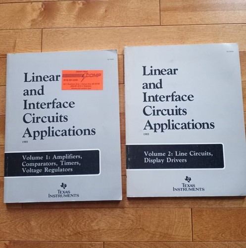 Texas Instruments Linear And Interface Circuits Applications Volume 1 ...