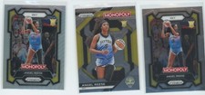 2024 Panini Prizm Monopoly WNBA Angel Reese Silver + Base #68 and WNBA 16