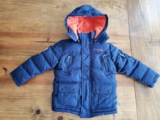 WEATHERPROOF Boys 4 Winter Coat Navy Orange