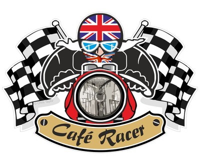 Union Jack Bandiera Inglese Cafe per Moto Ton Superiore Club Retro Casco  Adesivo | eBay