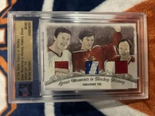 2012 Leaf- Greatest Moments In Hockey Mahovilich-Tretiak-Cournoyer Triple Patch