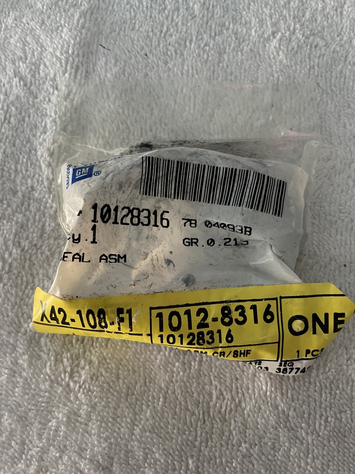 NOS GM# 10128316 Crankshaft Front Oil Seal | eBay 