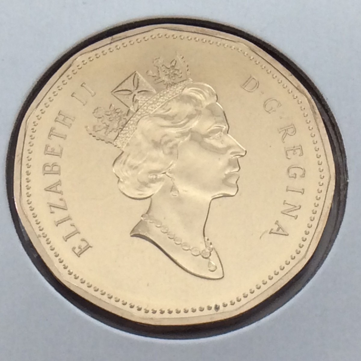 1996 Canada 1 One Dollar Loonie Canadian Brilliant