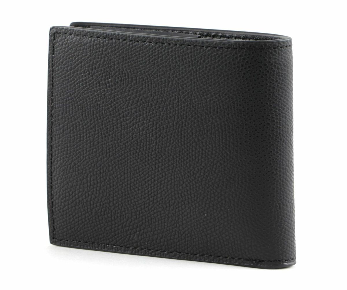 Schwarz HILFIGER Black Geldbörse Coin Leather CC TOMMY eBay Business Extra | and