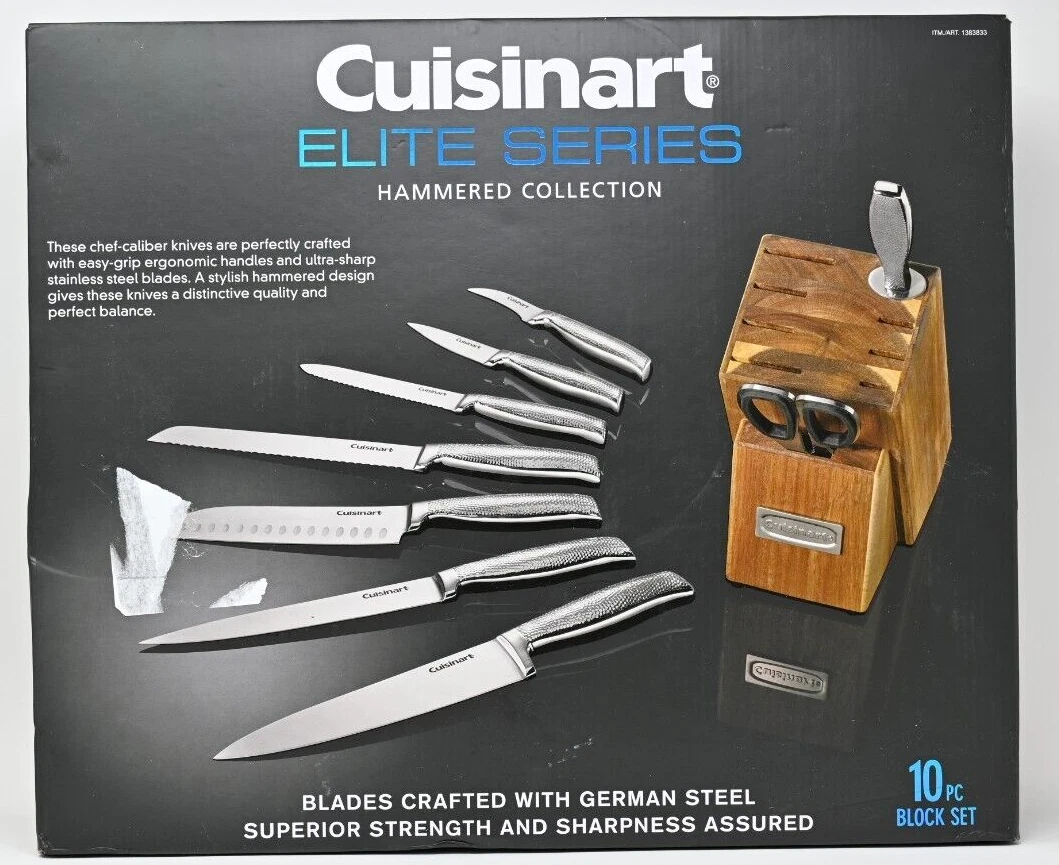 Cuisinart Wood Ceramic Knives, Set of 10