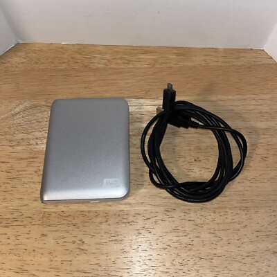 WD My Passport 1TB External Portable Hard Drive USB WDBABM0010BSL-00 Silver