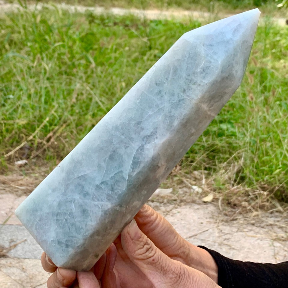 3.27LB Natural Unique Colored Fluorite Column Quartz Crystal Sample eBay