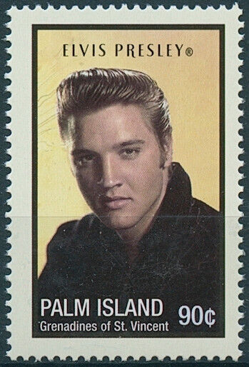 Palm Island Gren St Vincent Stamps 2003 MNH Elvis Presley Music People 1v Set
