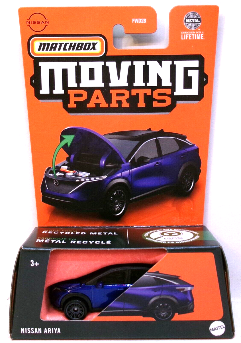 MATCHBOX マッチボックスM3パーソネル・キャリア 2024 MATCHBOX 1:64 MBX MOVING PARTS DARK BLUE 2023 NISSAN ARIYA | eBay