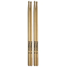 ChromaCast 7A USA Made, Wood Tipped, Hickory Drumsticks | 2 Pairs