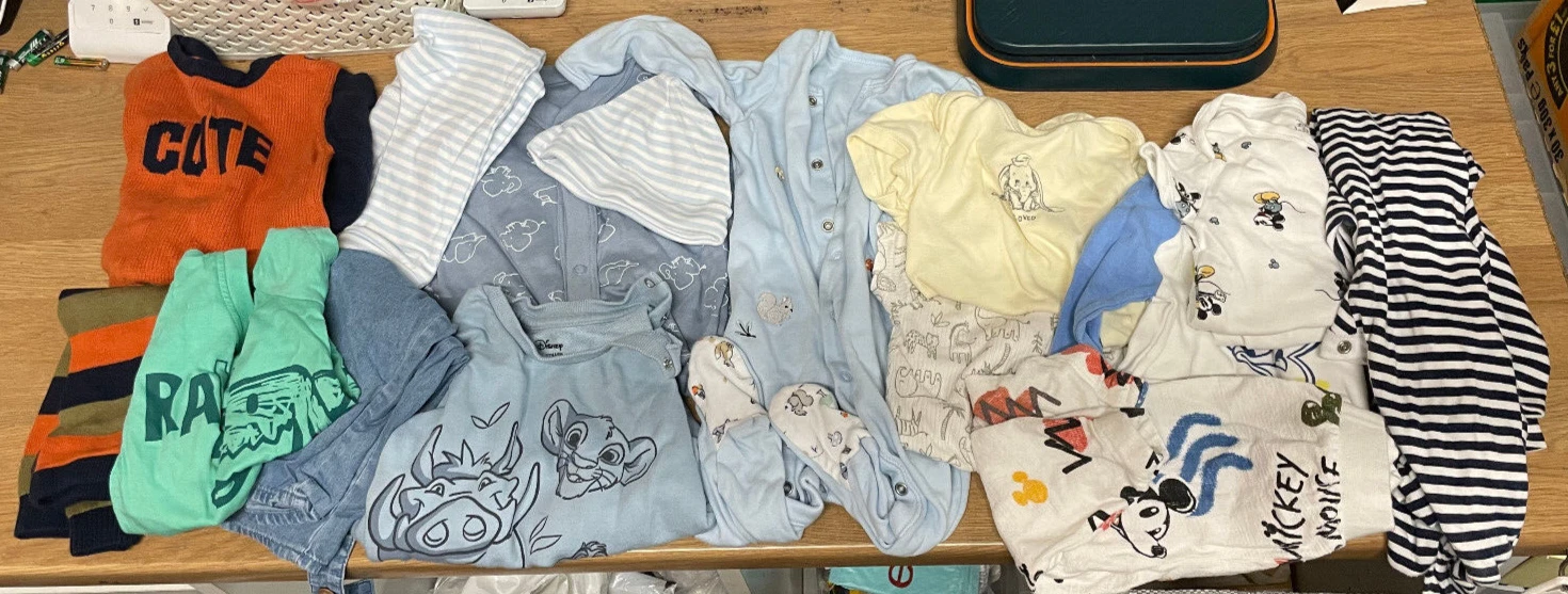 15 Item 6-9 Months Baby Clothes Bundle - Lion King - Mickey - Used VGC Bundle 2