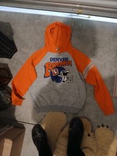 Vintage 80s Denver Broncos YOUTH XL hoodie sweater