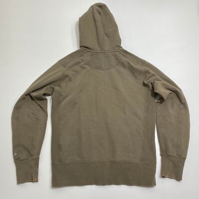 American Giant Classic Full Zip Hoodie Mens Medium Brown 