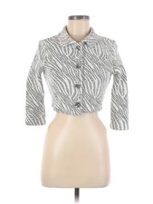 Devon Windsor Women Silver Jacket M