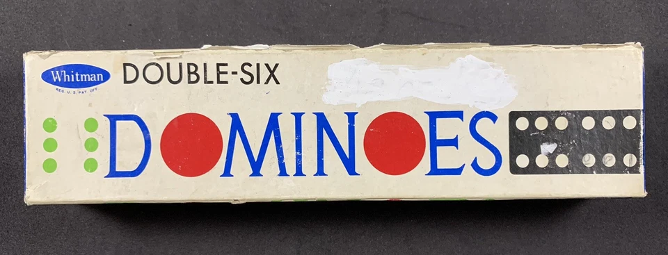 Vintage Whitman Double-Six Dominoes No. 4644 - Image 3 of 4