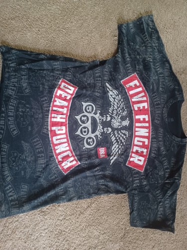 Five Finger Death Punch - Black Shirt - Large  Hanes