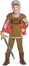 Fairytale Knight Medieval Royal Guard Fancy Dress Up Halloween Child Costume