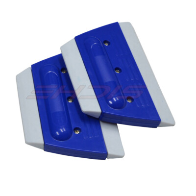 2 Pcs Double Edge Rubber Squeegee Auto Window Tint Film Decals Wrap Install Tool