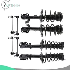 For 2012 - 2017 Toyota Camry Front Rear Struts Spring Sway Bars Suspension Kit