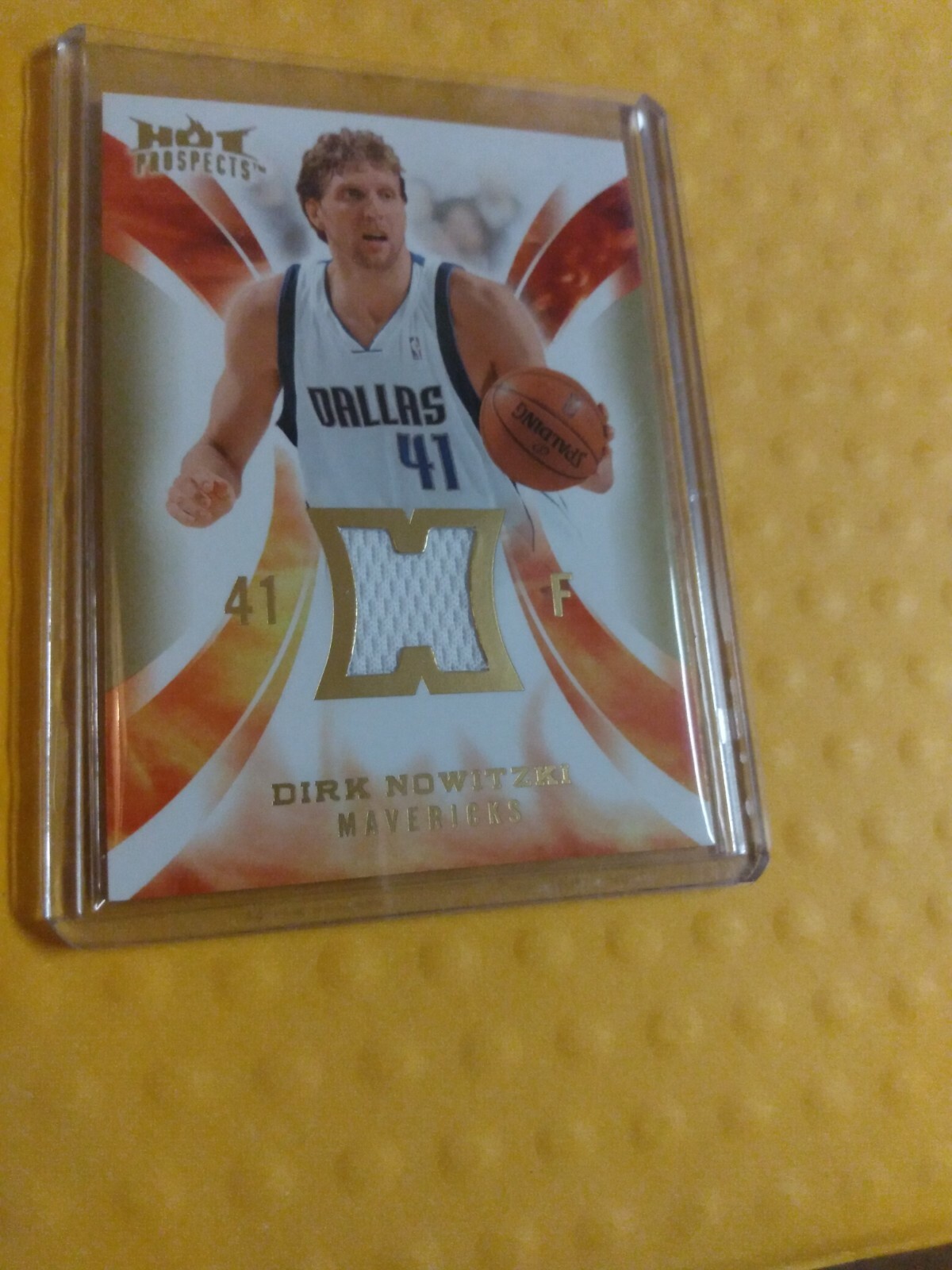 dirk nowitzki jersey card