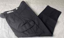 New Cintas 270-33 Mens Size 36X30 ComfortFlex Gray Cargo Uniform Work Pant