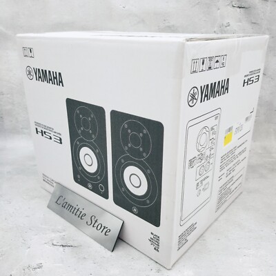Yamaha HS3 Powered Monitor Speakers pair Black Japan New | eBay