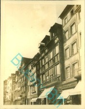  Lisieux Normandy France Street scene Shops People  in 1926