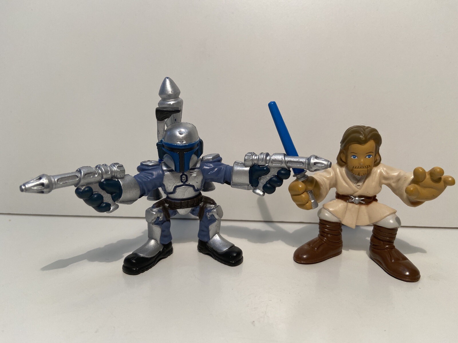 Star Wars Galactic Heroes Figures: Jango Fett & Obi Wan