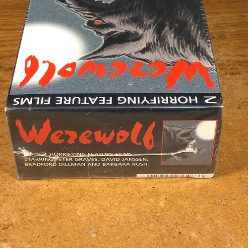 Werewolf Moon / Scream Of The Wolf VHS VCR Tape Sealed Horror 2- Pack - Picture 7 of 7