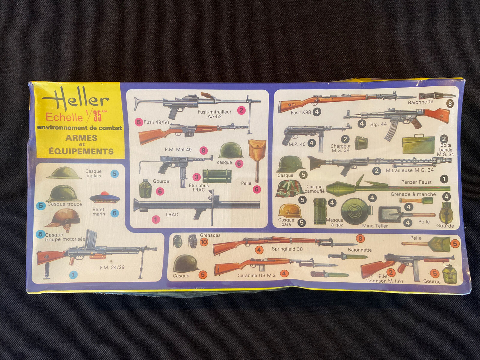 HELLER ARMS AND EQUIPMENT (1/35) Kit #132 - New & Sealed