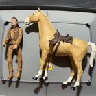 Vintage Marx Johnny West Action Figure Best Of The West Figure And Horse