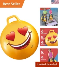 Hopper Ball for Teens - Emoji Themed 22" Jumping Ball for Active Fun