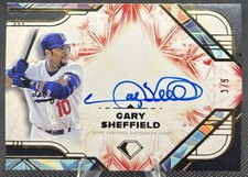 Gary Sheffield 2025 Topps Diamond Icons Autograph Red /5 Dodgers *Color Match