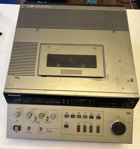 Vintage Panasonic NV-8500 VHS Pro Video Cassette Editing Recorder - UNTESTED - Afbeelding 4 van 8