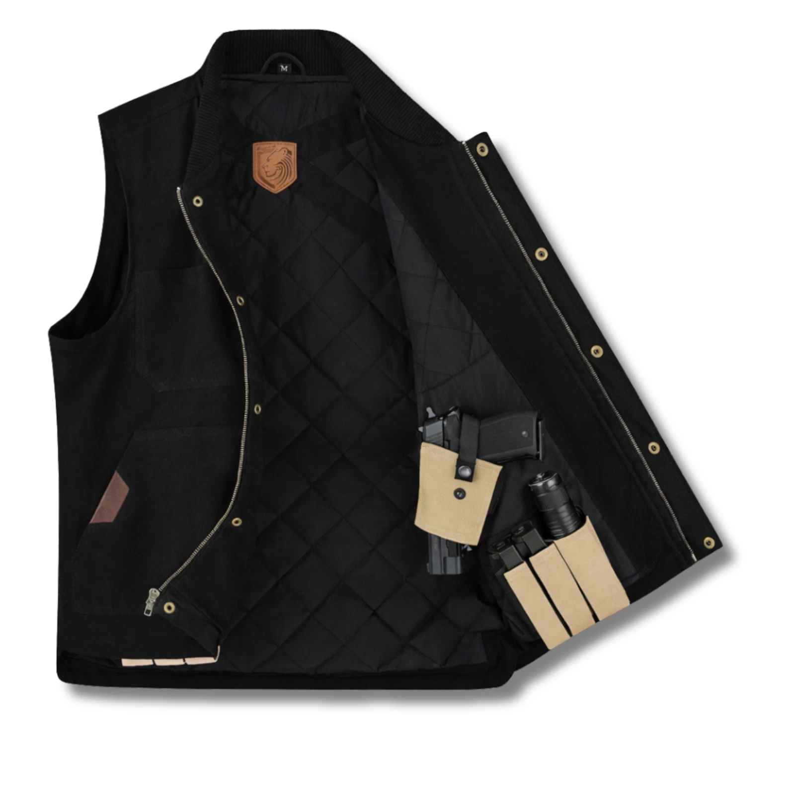 Riparo Concealed Carry Vest for Men - Heavy Duty Canvas - Dual Holsters - Black
Opens in a new windo
