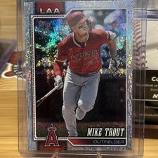 2026 Topps Series 1 Celebration Mike Trout #350 silver sparkle Foil LA angels 