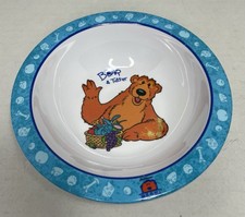 Vintage Bear In The Big Blue House Plastic Bowl / 1 Flaw