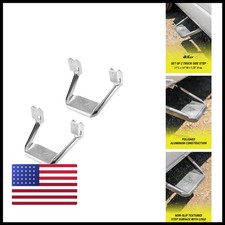 Bully Bbs-5002p Aluminum Side Steps Set Of 2 For Chevy Ford Toyota Gmc Dodge Bully Bbs-5002p Aluminum Side Steps Set Of 2 For Chevy Ford Toyota Gmc Dodge