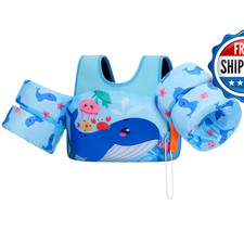 Heysplash Swim Vest For Kids Toddler Pool Floaties Fit 33-66 Lbs Children