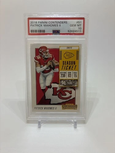 2018 Panini Contenders #51 Patrick Mahomes II PSA 10