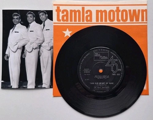 The Isley Brothers TMG 555"This Old Heart Of Mine"1965 Tamla Motown UK 7"Single