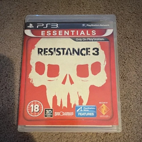 Resistance 3 PS3 PAL PlayStation Move Multiplayer 3D Shooter Action 2011