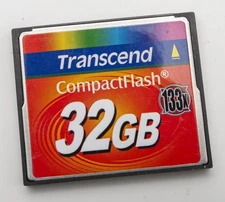 Transcend 32GB CF Card 133X Compact Flash