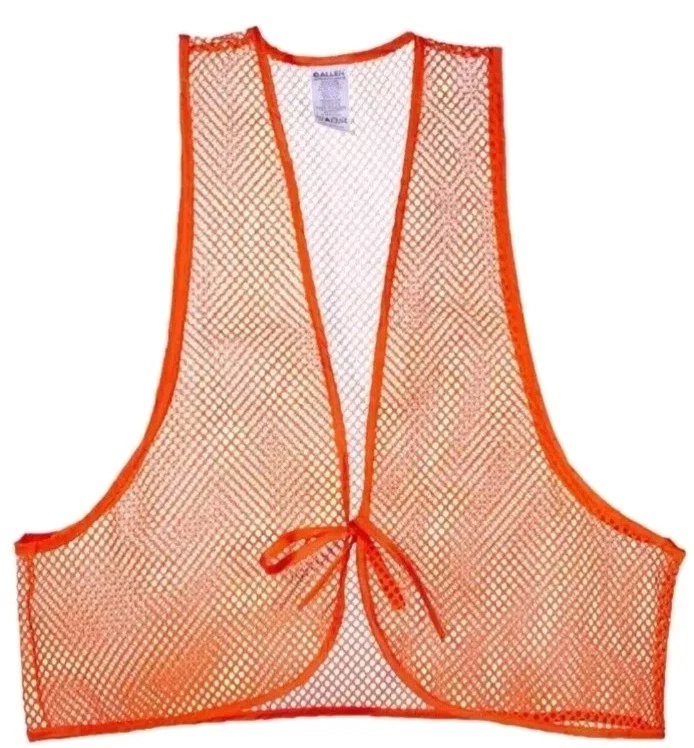 Allen Mesh Blaze Orange Vest Adult Size One Size Fits Most Hunting Vest - NEW - Image 2 of 2