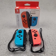 Nintendo Joy-Con Controller Neon Blue/Neon Red Left Right For Parts Not Tested