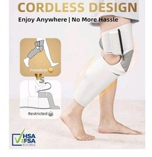 Cordless Massager Leg Knee Calf Thigh For Circulation Pain Relief Rechargeable