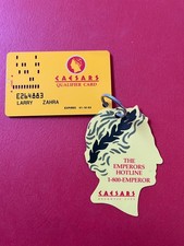 Caesars Palace Casino Las Vegas VINTAGE MEMBERSHIP CARD
