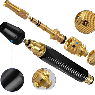 #ad Adjustable Garden Hose Tap Nozzle for High Pressure Car Wash and Floor Cleaning $11.45